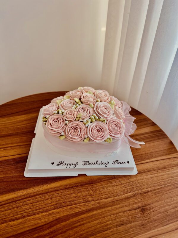 Blushing Rose Heart