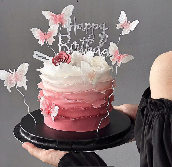 Pink Aesthetic Butterfly