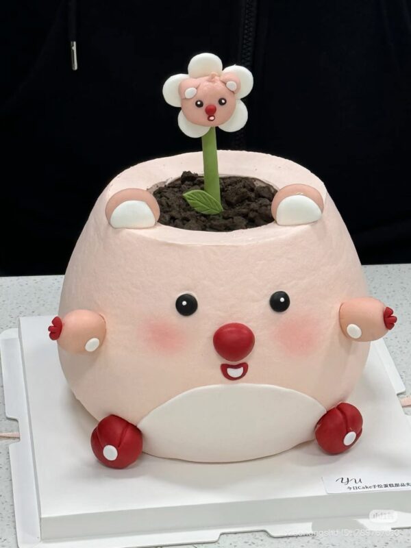 Floral Piggy Dream Cake